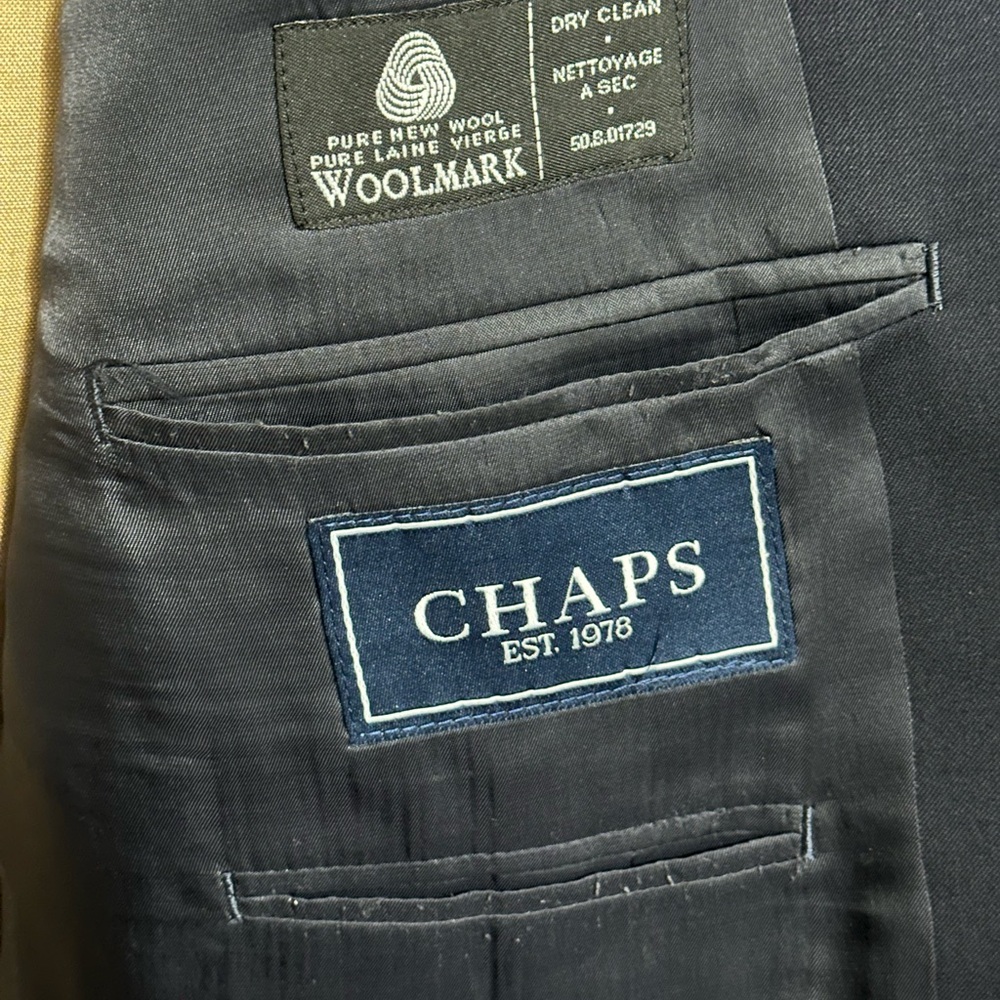 Chaps Navy Men's Blazer - Picture 3 of 3
